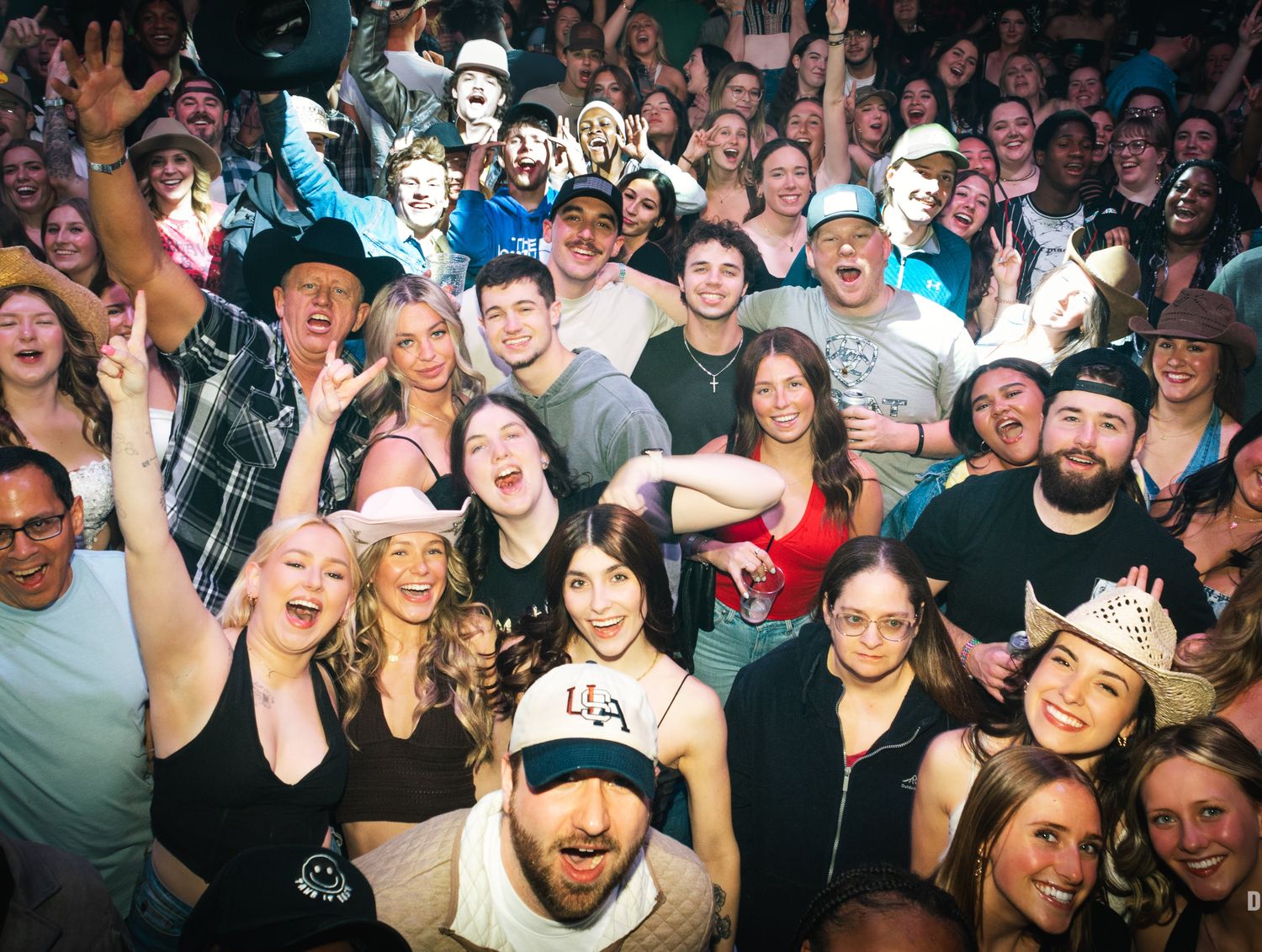 A packed Diamondback crowd filling the frame