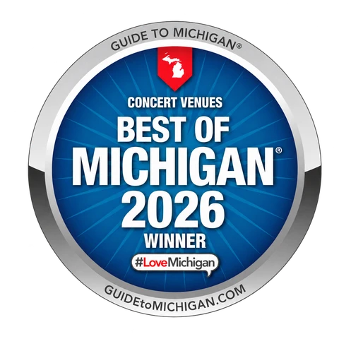 Guide to Michigan Best of Michigan 2026 Winner seal for Concert Venues awarded to Diamondback Music Hall in Belleville, MI