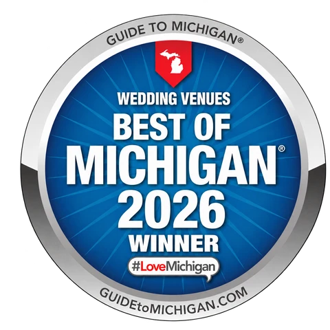 Guide to Michigan Best of Michigan 2026 Winner seal for Wedding Venues awarded to Diamondback Music Hall in Belleville, MI