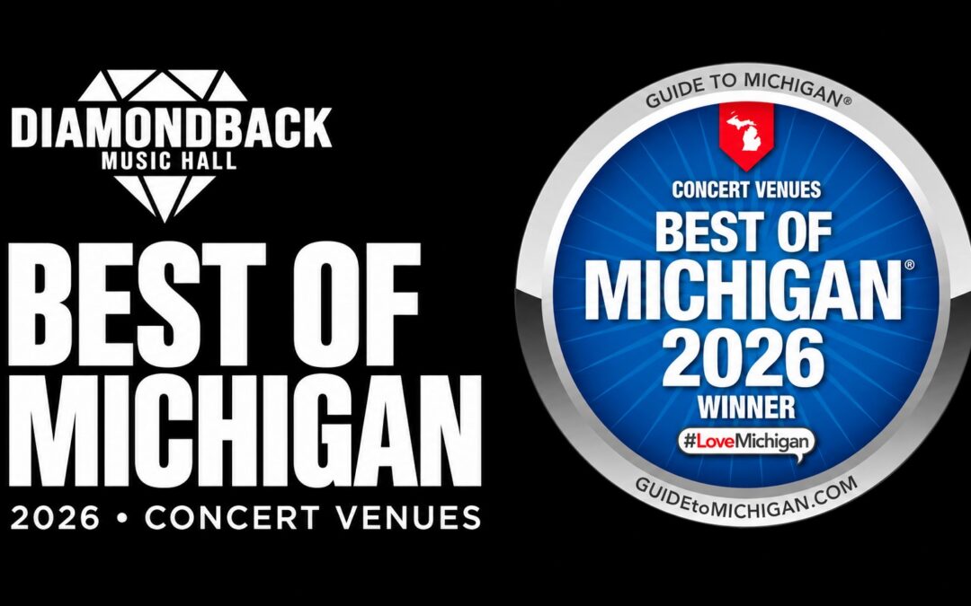 Diamondback Music Hall Named Best of Michigan 2026 for Concert Venues