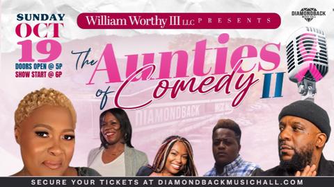 Aunties of Comedy II at Diamondback Music Hall, Oct 2025