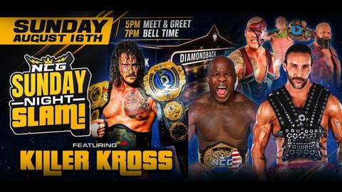 NCG Wrestling: Sunday Night Slam at Diamondback Music Hall, Aug 2026